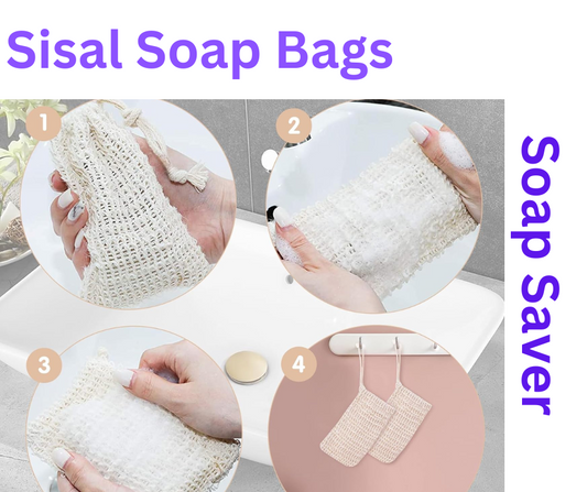 Sisal soap bags